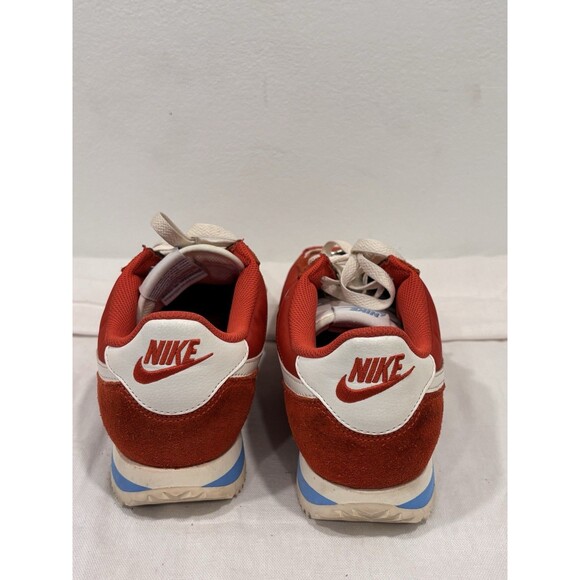 Nike Cortez Red White Nylon Suede Sneakers Women’s 10 D22795-601 Classic Retro - Picture 4 of 11